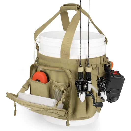 TideC™ Bait Bucket Organizer – Foldable, Waterproof, Smart
