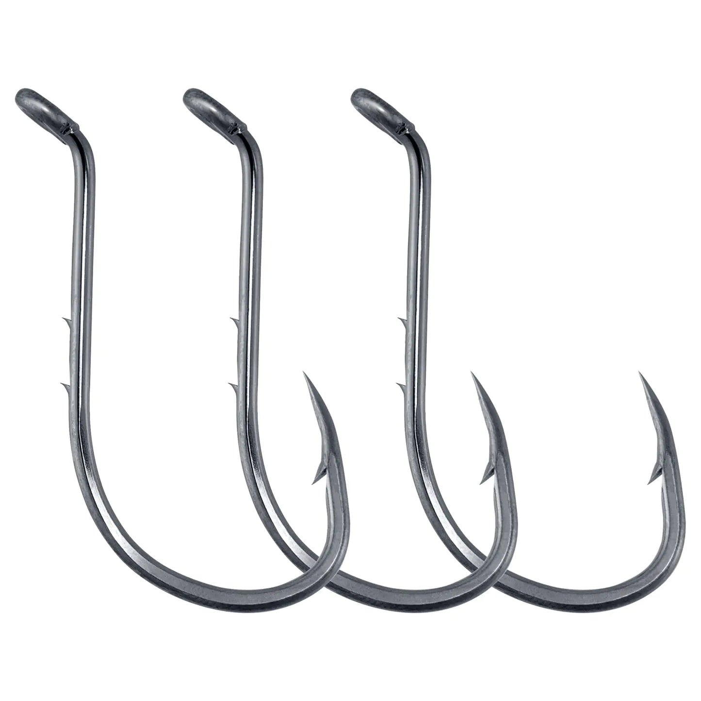 TideC™ 50-Pack Inline Circle Hooks – Rust-Resistant Steel