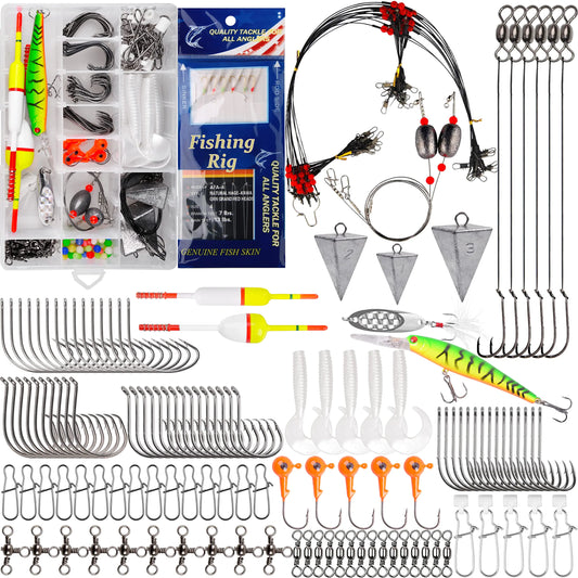 TideC™ Pro Surf Fishing Kit – 180pc Saltwater Tackle Set