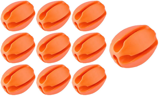 TideC™ Silicone Rod Straps – 10-Pack Tangle-Free Wraps